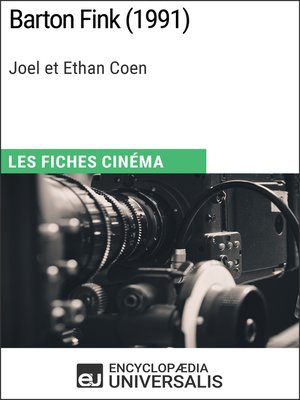 cover image of Barton Fink de Joel et Ethan Coen